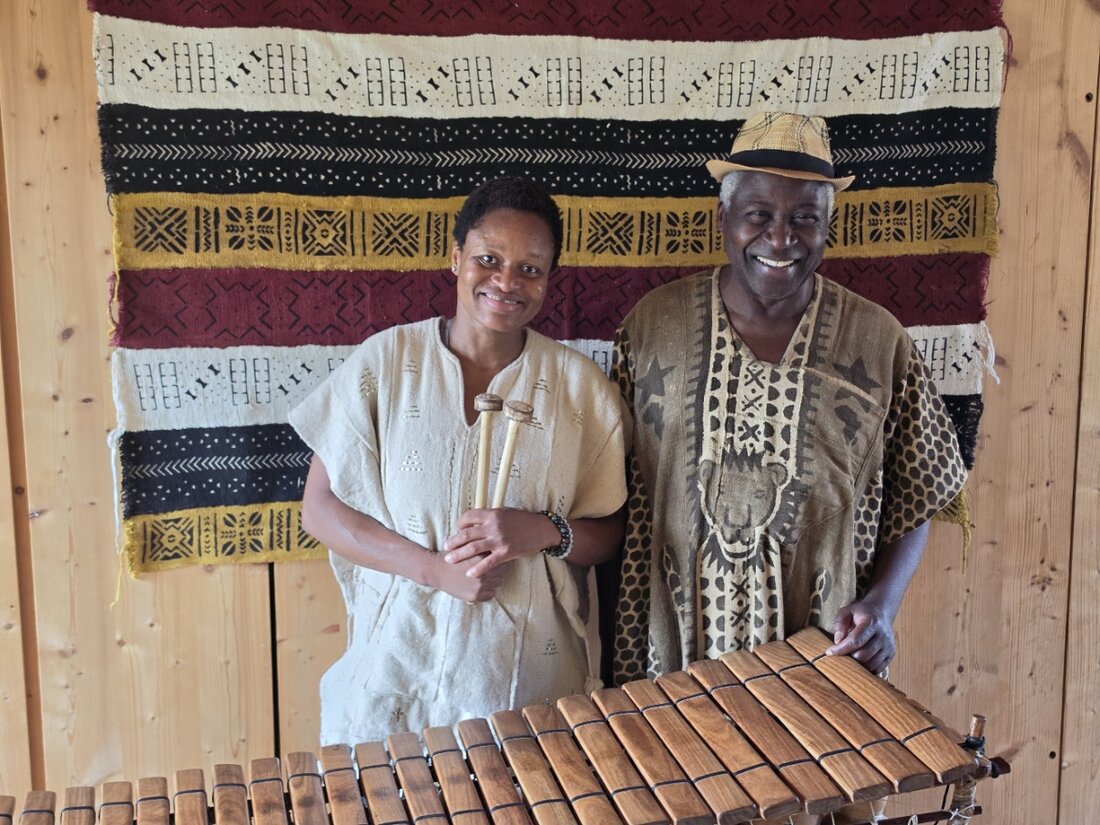 Salimata Diabaté et Irénée Domboué ensemble